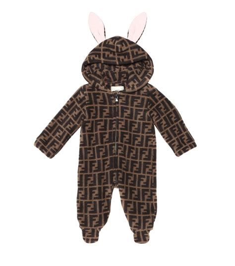 fendi newborn baby clothes|Fendi baby onesie.